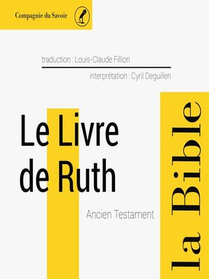 cover image of Le livre de Ruth